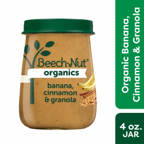 Beech-Nut Naturals Stage 2 Banana Cinnamon Granola Baby Food Jar - Banana Cinnamon Granola