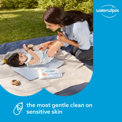 WaterWipes Sensitive+ Newborn & Baby Wipes - Unscented