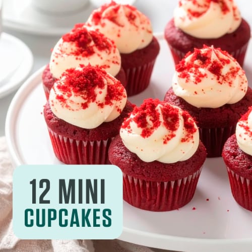 Bakery Fresh Vanilla Mini Cupcakes - Red Velvet
