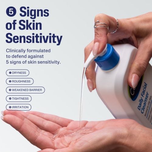 Cetaphil Daily Facial Cleanser for Combination to Oily, Sensitive Skin - Cetaphil Daily Facial Cleanser for Combination to Oily, Sensitive Skin