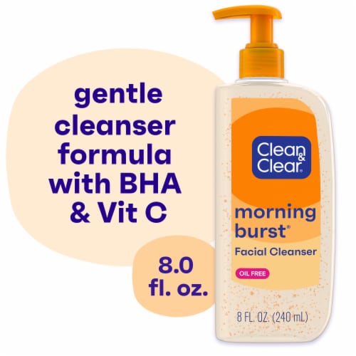 Clean & Clear Morning Burst Oil-Free Facial Cleanser with Vitamin C Daily Nourishing Face Wash - Clean & Clear Morning Burst Oil-Free Facial Cleanser with Vitamin C Daily Nourishing Face Wash