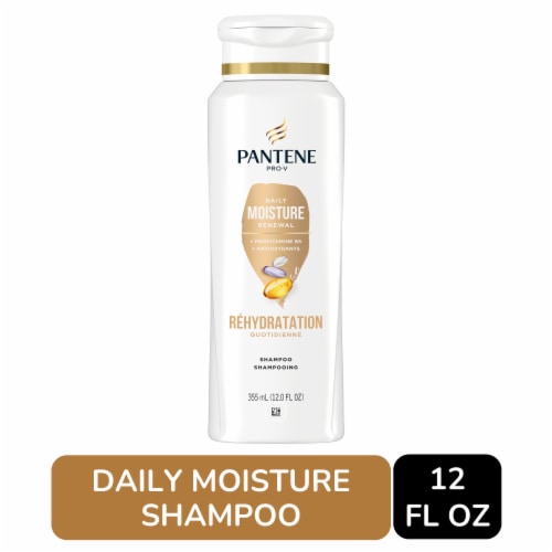 Pantene Daily Moisture Renewal Shampoo, 72 Hour Lush Moisture - 12.0 fl oz