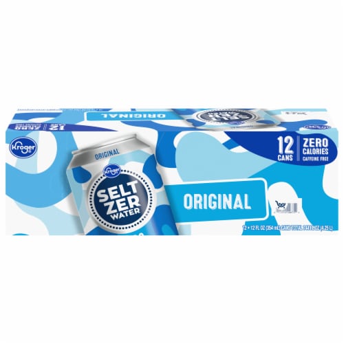 Kroger Original Seltzer Water Cans - Kroger Original Seltzer Water Cans