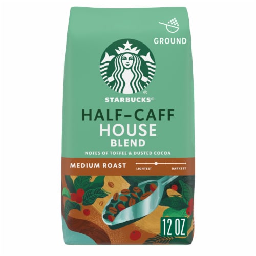 Starbucks Half-Caff House Blend Ground Coffee - Starbucks Half-Caff House Blend Ground Coffee