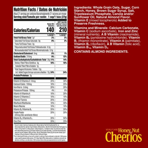General Mills Honey Nut Cheerios™ Giant Size Cereal - General Mills Honey Nut Cheerios™ Giant Size Cereal