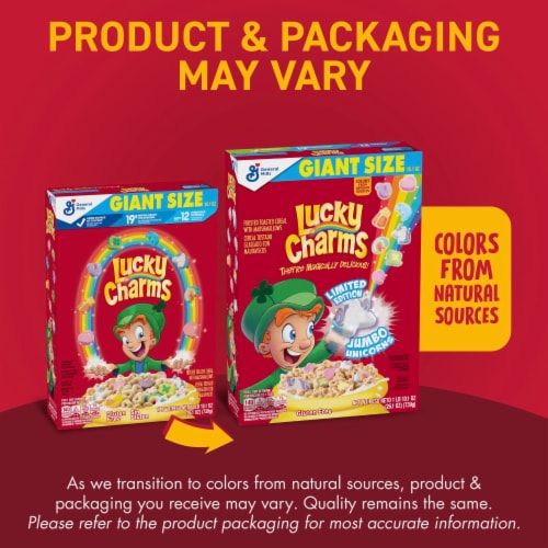 General Mills Lucky Charms™ with Marshmallows Giant Size Cereal - General Mills Lucky Charms™ with Marshmallows Giant Size Cereal