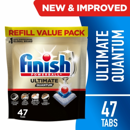 Finish Ultimate Quantum Dishwasher Detergent Pods - 47 ct
