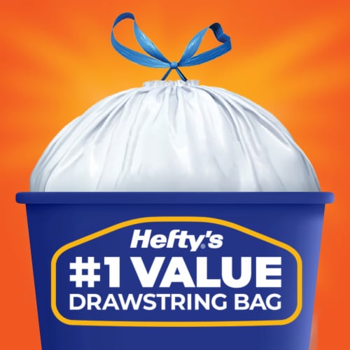 Hefty® Strong Tall Kitchen Drawstring Trash Bags - Hefty® Strong Tall Kitchen Drawstring Trash Bags