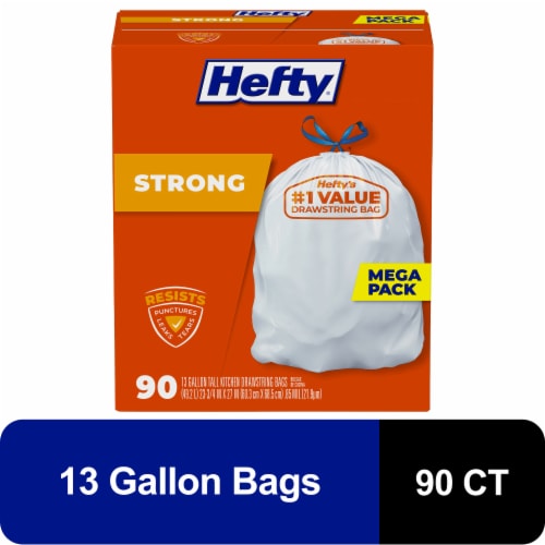 Hefty® Strong Tall Kitchen Drawstring Trash Bags - Hefty® Strong Tall Kitchen Drawstring Trash Bags