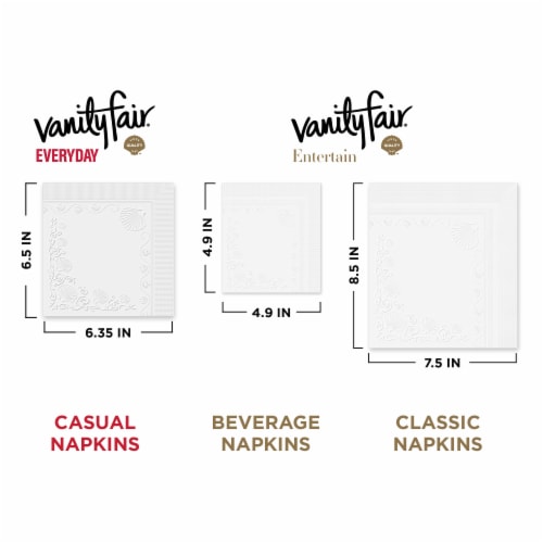 Vanity Fair® Everyday Disposable Paper Napkins - Vanity Fair® Everyday Disposable Paper Napkins