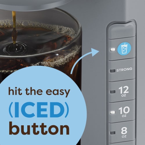Keurig K-Iced Single Serve K-Cup Pod Coffee Maker, Gray - Keurig K-Iced Single Serve K-Cup Pod Coffee Maker, Gray