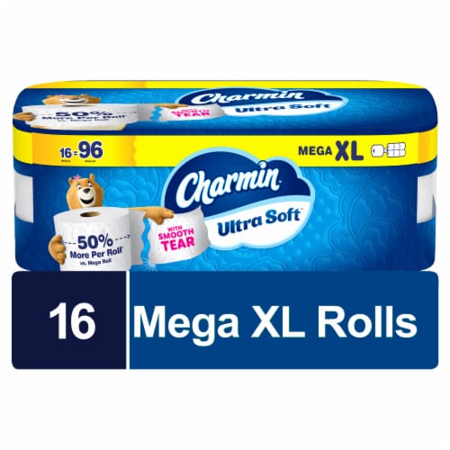 Charmin Ultra Soft Toilet Paper 6 Mega XL Rolls - 16 rolls