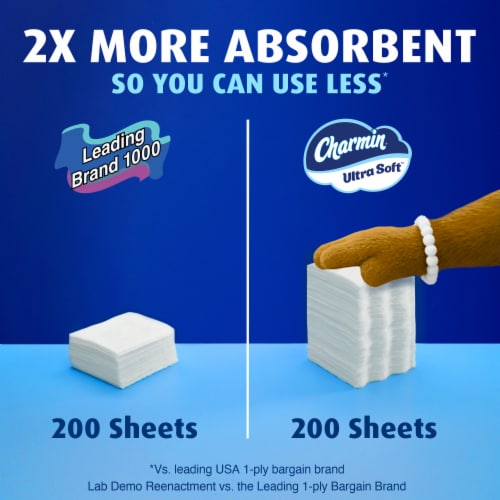 Charmin Ultra Soft Toilet Paper 6 Mega XL Rolls - 16 rolls