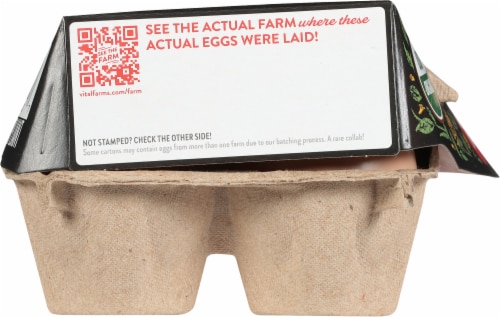 Vital Farms Pasture-Raised Large Brown Grade-A Organic Eggs - 12 ct / Organic Pasture