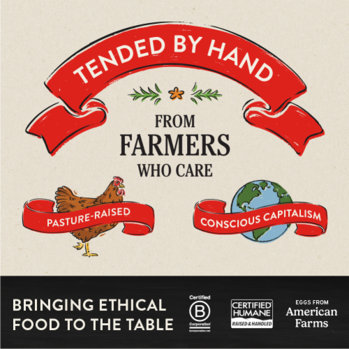Vital Farms Pasture-Raised Large Brown Grade-A Organic Eggs - 12 ct / Pasture Raised