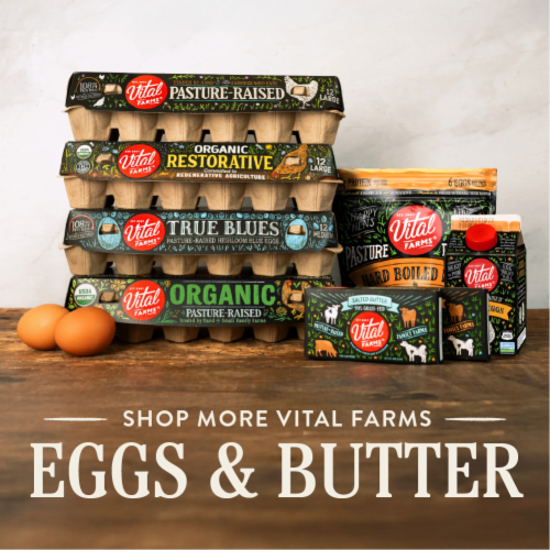 Vital Farms Pasture-Raised Large Brown Grade-A Organic Eggs - 18 ct. / Organic Pasture