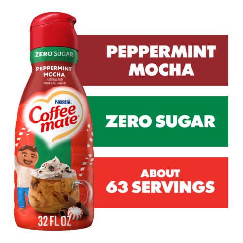 COFFEE MATE Zero Sugar Peppermint Mocha Flavored Coffee Creamer - COFFEE MATE Zero Sugar Peppermint Mocha Flavored Coffee Creamer