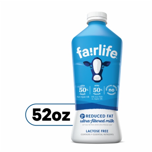 fairlife Ultra-Filtered Milk, Lactose Free, High Protein - 2% Reduced Fat Milk