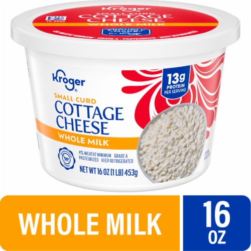 Kroger 4% Milkfat Small Curd Cottage Cheese - Kroger 4% Milkfat Small Curd Cottage Cheese