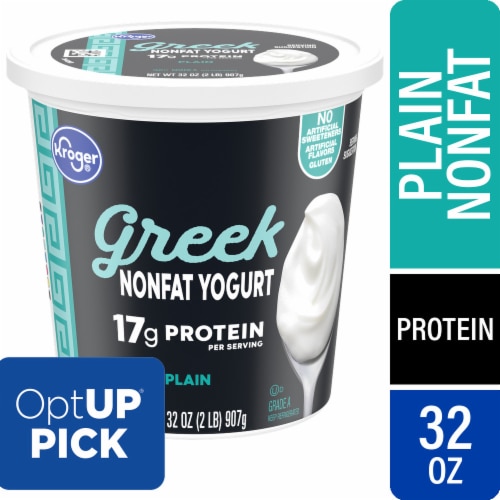 Kroger Plain Nonfat Greek Yogurt Tub - Kroger Plain Nonfat Greek Yogurt Tub