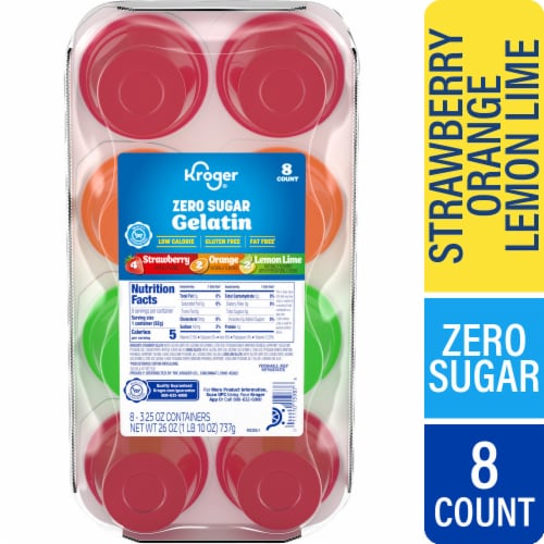 Kroger Zero Sugar Gelatin Cups - Kroger Zero Sugar Gelatin Cups