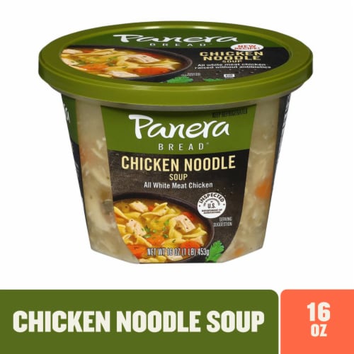 Panera Bread Ready-to-Heat Broccoli Cheddar Soup Cup - Chicken Noodle