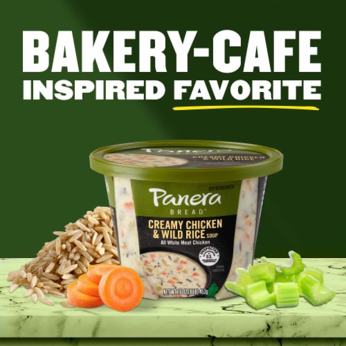 Panera Bread Ready-to-Heat Broccoli Cheddar Soup Cup - Creamy Chicken & Wild Rice