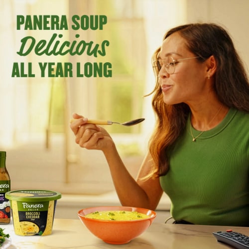 Panera Bread Ready-to-Heat Broccoli Cheddar Soup Cup - Creamy Tomato