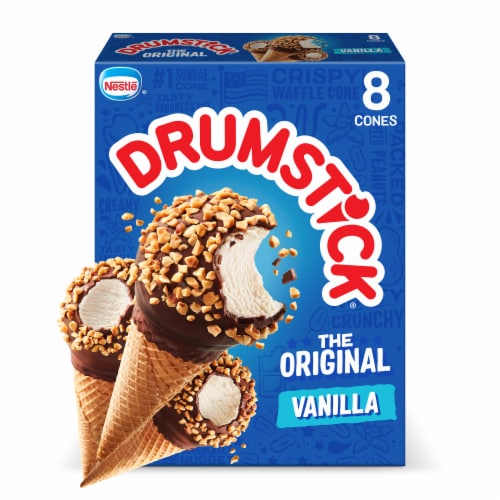 Nestle Drumstick The Original Vanilla Frozen Dairy Dessert Cones - Nestle Drumstick The Original Vanilla Frozen Dairy Dessert Cones
