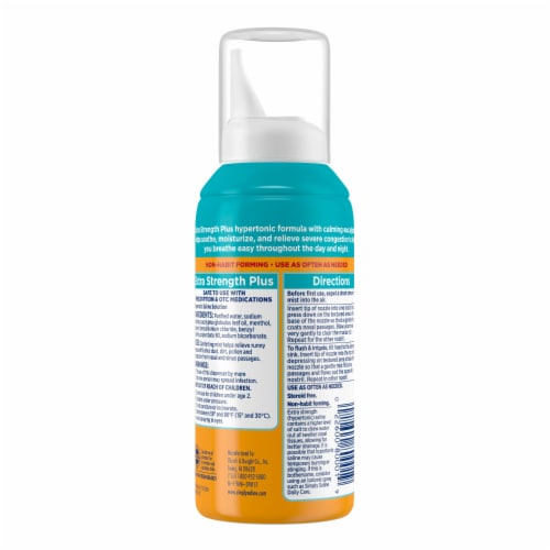 Arm & Hammer Simply Saline Daily Care Instant Relief Nasal Mist for Everyday Congestion - Extra Strength with Eucalyptus