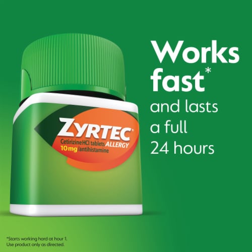 Zyrtec Allergy Tablets 10 mg 30 Count - 1 ea