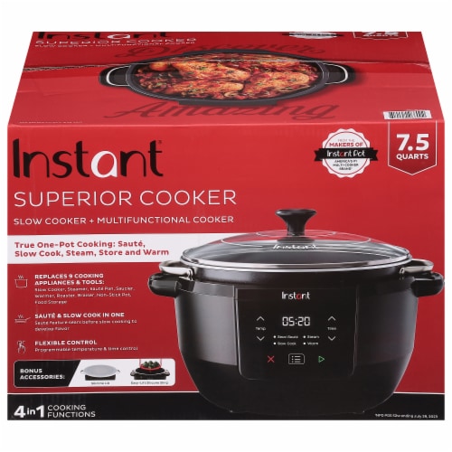 Instant Brands Superior Cooker 7.5 qt - Instant Brands Superior Cooker 7.5 qt
