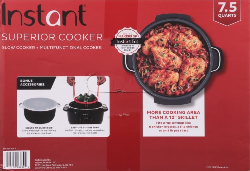 Instant Brands Superior Cooker 7.5 qt - Instant Brands Superior Cooker 7.5 qt
