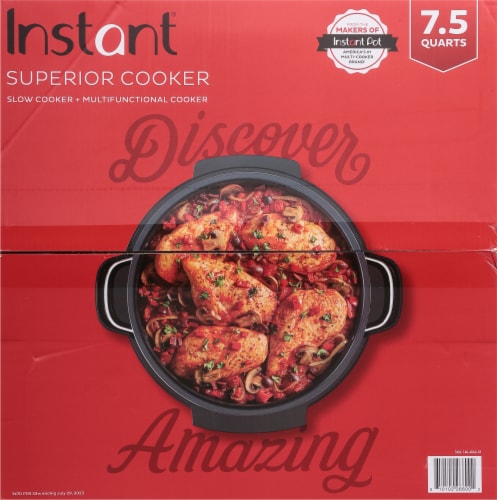 Instant Brands Superior Cooker 7.5 qt - Instant Brands Superior Cooker 7.5 qt