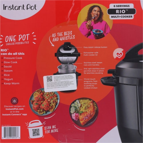 Instant Pot® RIO™ 6-Quart Multicooker - Instant Pot® RIO™ 6-Quart Multicooker