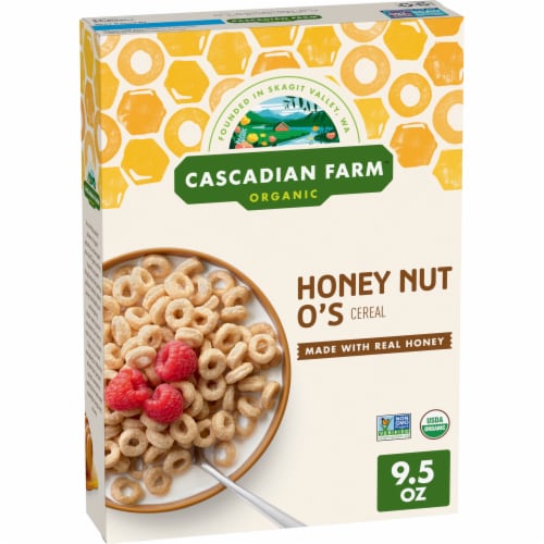 Cascadian Farm Honey Oat Crunch Organic Cereal - Honey Nut O's