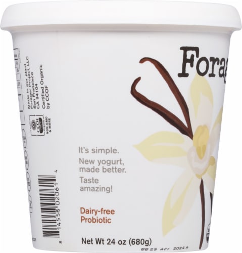 Forager Project Dairy-Free Organic Probiotic Vanilla Bean Cashew & Coconut Yogurt Alternative 24 oz - Forager Project Dairy-Free Organic Probiotic Vanilla Bean Cashew & Coconut Yogurt Alternative 24 oz