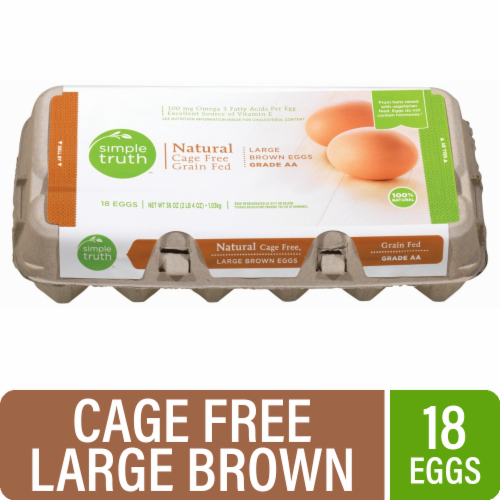 Simple Truth™ Natural Cage Free Large Brown Eggs - Simple Truth™ Natural Cage Free Large Brown Eggs
