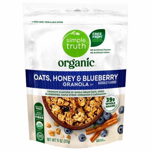 Simple Truth Organic® Oats and Honey Granola - Oats Honey & Blueberry