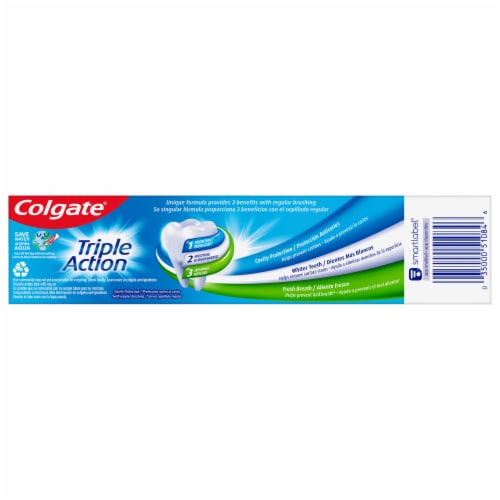 Colgate Triple Action Toothpaste with Mint Flavor - Colgate Triple Action Toothpaste with Mint Flavor