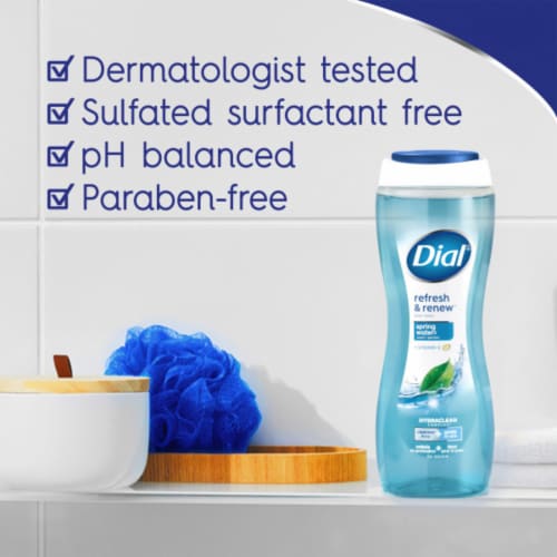 Dial® Refresh & Renew™ Spring Water® Body Wash Gentle on All Skin Types - Dial® Refresh & Renew™ Spring Water® Body Wash Gentle on All Skin Types