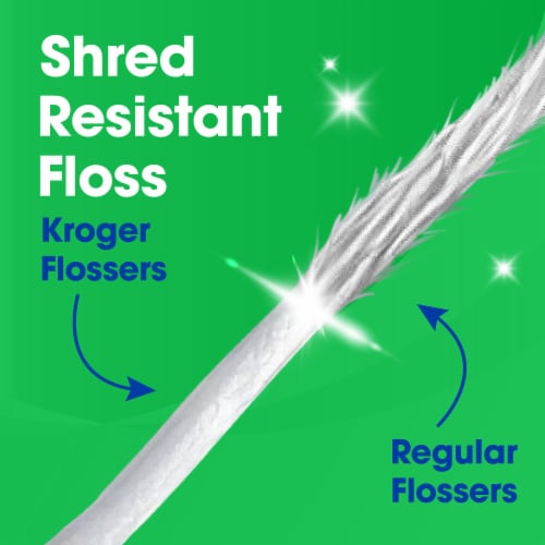 Kroger® Hi-Performance Flossers Mint - Kroger® Hi-Performance Flossers Mint