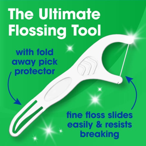 Kroger® Hi-Performance Flossers Mint - Kroger® Hi-Performance Flossers Mint