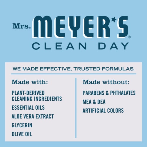 Mrs. Meyer's Clean Day Hand Soap, Rain Water, Made Without Parabens or Phthalates - Mrs. Meyer's Clean Day Hand Soap, Rain Water, Made Without Parabens or Phthalates