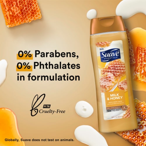 Suave Essentials Milk & Honey Gentle Body Wash - Suave Essentials Milk & Honey Gentle Body Wash