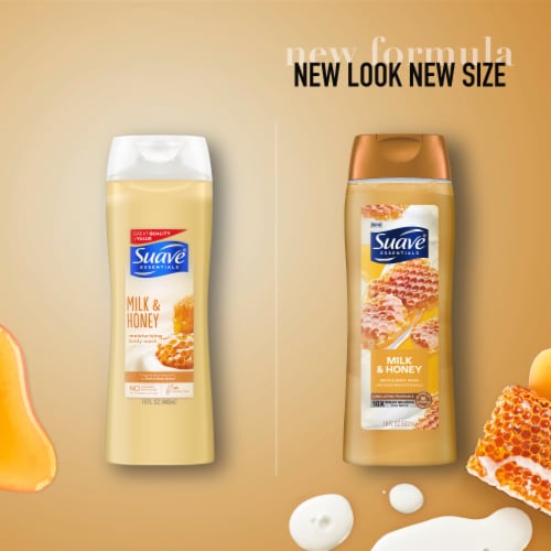 Suave Essentials Milk & Honey Gentle Body Wash - Suave Essentials Milk & Honey Gentle Body Wash