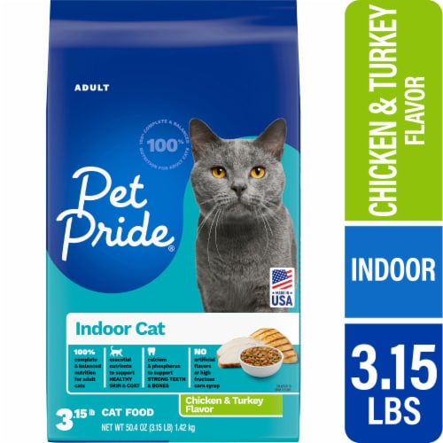 Pet Pride® Indoor Adult Dry Cat Food Chicken and Turkey Flavor - Pet Pride® Indoor Adult Dry Cat Food Chicken and Turkey Flavor