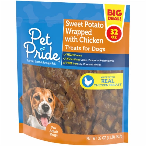 Pet Pride® Sweet Potato Wrapped with Chicken Jerky Dog Treats BIG DEAL! - Pet Pride® Sweet Potato Wrapped with Chicken Jerky Dog Treats BIG DEAL!