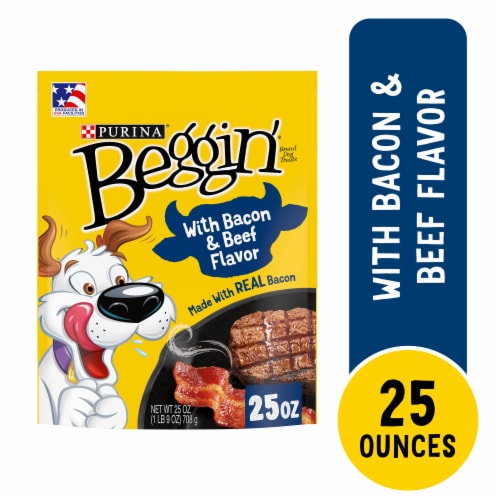 Purina Beggin' Strips Dog Treats with Bacon & Beef Flavors - Purina Beggin' Strips Dog Treats with Bacon & Beef Flavors