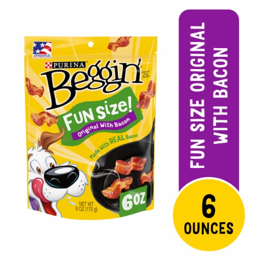 Purina Beggin' Strips Fun Size Original Dog Treats with Bacon Flavor - Purina Beggin' Strips Fun Size Original Dog Treats with Bacon Flavor